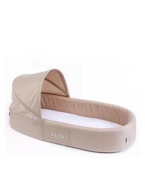 Cozy Travel Baby Mat and play blanket with canopy color Tan